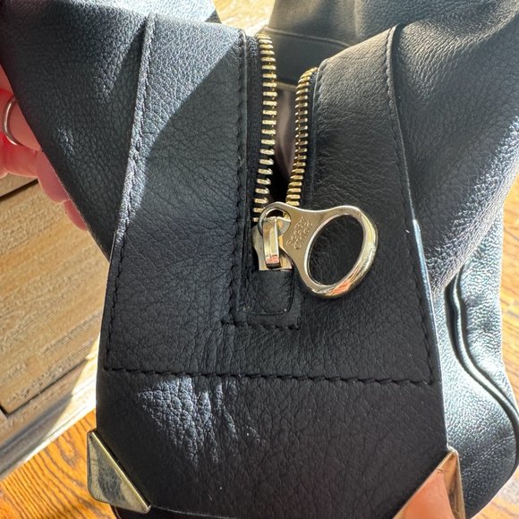 See By Chloe Black Leather Bucket Bowling Bag - Picture 7 of 12